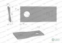 Nóż, nożyk kosiarka 112X48X4X19 lewy zastosowanie 139888.0 Krone WARYŃSKI ( sprzedawane po 25 )