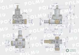 Regulator ciśnienia powietrza 42480170 C-330 C-360 C-385 POLMO