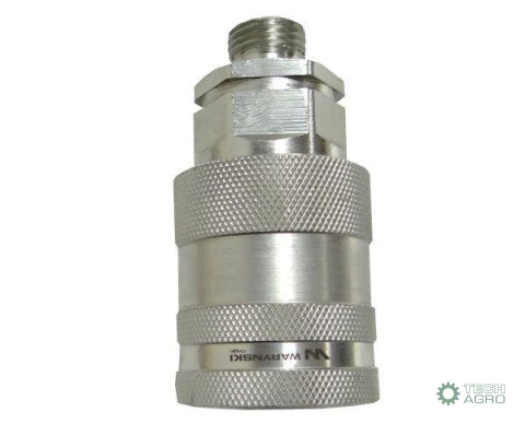 Szybkozłącze hydrauliczne gniazdo M16x1.5 gwint zewnętrzny EURO PUSH-PULL (9100816G) (ISO 7241-A) Waryński