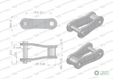 Półogniwo łańcucha P216B (R1 2) Waryński ( sprzedawane po 5 )