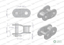 Półogniwo łańcucha prosta płytka P10B-1 (R1 5/8) Waryński ( sprzedawane po 10 )