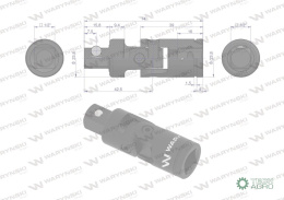 Przegub uniwersalny 1/2