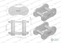 Zamek łańcucha Z50SP (R1 5/8) Waryński ( sprzedawane po 5 )