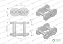 Zamek łańcucha wzmocnionego Z24A-1 ANSI A 120 (R1 1.1/2) Waryński ( sprzedawane po 2 )