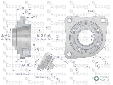 Głowica rozrusznika typu Magneton 9142702 Blue Line EXPOM KWIDZYN