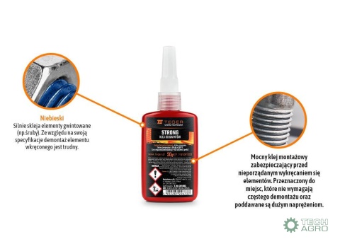 Klej do gwintów MEDIUM 50g / TEGER