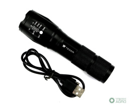 Latarka uniwersalna ładowana USB z funkcją POWER BANK 2200mAh XPS 300 lm Teger