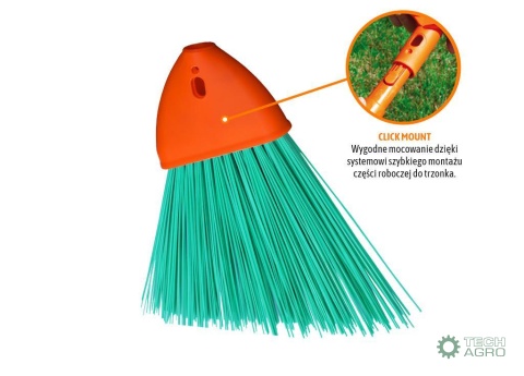 Miotła do zamiatania PREMIUM (MORGANA) - duża (mocowanie Click) / TEGER