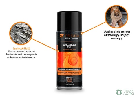 Odrdzewiacz z MOS2 400ml / TEGER
