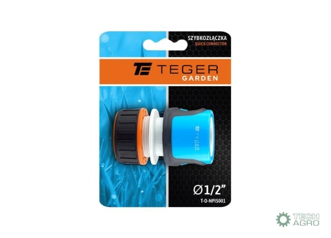 Szybkozłączka 1/2" - bez waterstop / TEGER Szybkozłączka 1/2" - bez waterstop / TEGER
