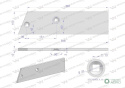 Płoza krótka zastosowanie PR/72 Unia Pług stal borowa WARYŃSKI