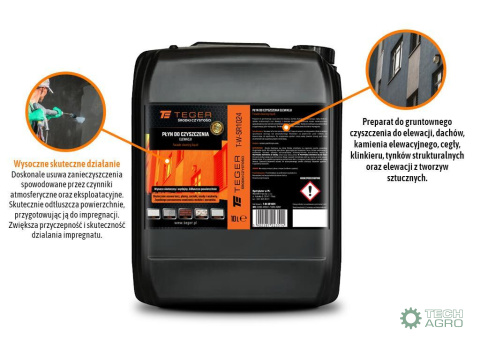 Płyn do czyszczenia elewacji 10l / TEGER