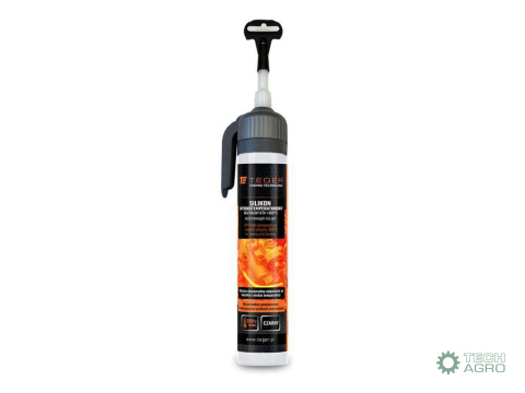 Silikon wysokotemperaturowy neutralny,RTV +300°C, uszczelniająco-klejący, czarny, 200 ml, Teger Silikon wysokotemperaturowy neutralny,RTV +300°C, uszczelniająco-klejący, czarny, 200 ml, Teger