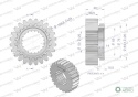 Koło napędzające 80185061 C-385 WARYŃSKI