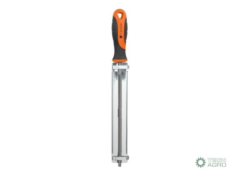 Pilnik okrągły do ostrzenia łańcucha z prowadnikiem, 4.5/200mm - 3/8"; 0,325", Teger
