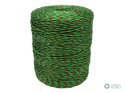 Plecionka, do elektryzatora 2,5mm,3x0,20mm SS zielono-pomarańczowa 400m, Royal Farm