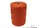 Plecionka, do elektryzatora 2mm,3x0,16mm SS żółto-pomarańczowa 400m, Royal Farm