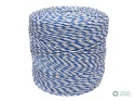Plecionka, do elektryzatora 3mm,2x0,20mm Cu, 4x0,20mm SS biało-niebieska 500m, Royal Farm