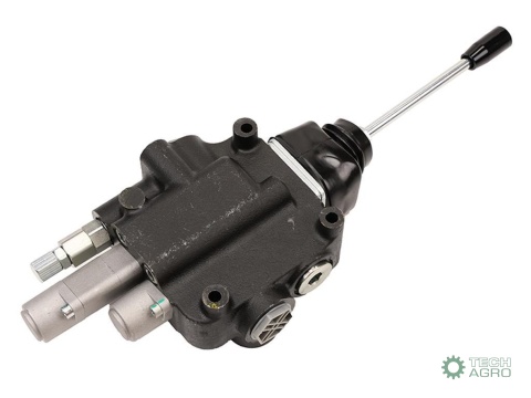 Rozdzielacz hydrauliczny 2-sekcyjny 80L(1-sekcja pływająca) z joystickiem VOIMA Rozdzielacz hydrauliczny 2-sekcyjny 80L(1-sekcja pływająca) z joystickiem VOIMA