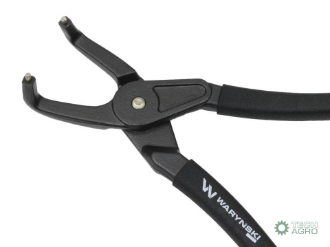 Specjalistyczne szczypce do pierścieniosadczych, 228 mm wewnętrzne wygięte 9", do prac w mechanice, Waryński Specjalistyczne szczypce do pierścieniosadczych, 228 mm wewnętrzne wygięte 9", do prac w mechanice, Waryński