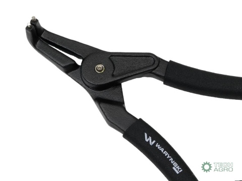Specjalistyczne szczypce do pierścieniosadczych, 228 mm zewnętrzne wygięte 9", do prac w mechanice, Waryński Specjalistyczne szczypce do pierścieniosadczych, 228 mm zewnętrzne wygięte 9", do prac w mechanice, Waryński