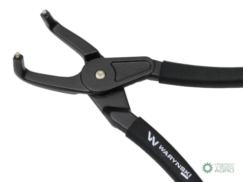 Specjalistyczne szczypce do pierścieniosadczych, 305 mm wewnętrzne wygięte 12", do prac w mechanice, Waryński Specjalistyczne szczypce do pierścieniosadczych, 305 mm wewnętrzne wygięte 12", do prac w mechanice, Waryński