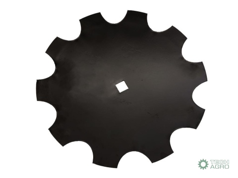 Talerz, uzębiony Z-10 fi 510 otwór30x30 stal borowa, 1242050040 1279201020, Royal Farm