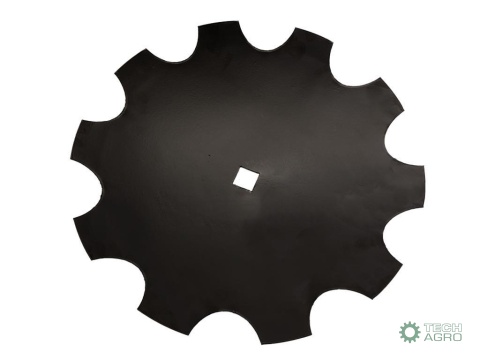 Talerz, uzębiony Z-10 fi 510 otwór30x30 stal borowa, 1242050040 1279201020, Royal Farm