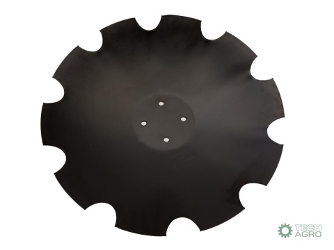 Talerz, uzębiony Z-10 fi 560 mocowanie4/98 grubość 4.5 stal borowa, Royal Farm