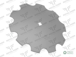 Talerz, uzębiony Z-10 fi 560 otwór30x30 stal borowa, 1279601010 1202030130, Royal Farm