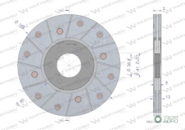 Tarcza hamulcowa 6005003078 RENAULTWaryński