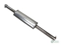 Tłumik TURBO 1676mm 9.8kg C-385 (prosty) INOX WARYŃSKI