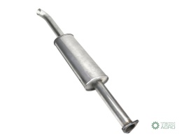 Tłumik TURBO 1676mm 9.8kg C-385 inoxgięty wylot Waryński