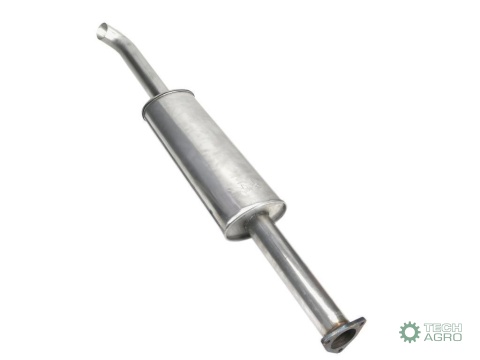 Tłumik TURBO 1676mm 9.8kg C-385 inoxgięty wylot Waryński