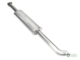 Tłumik TURBO 1676mm 9.8kg C-385 inoxgięty wylot Waryński