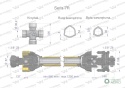 Wał, przegubowo-teleskopowy 860-1250mm970Nm sprzęgło cierne 1700Nm CE 2020 seria 7R, Waryński
