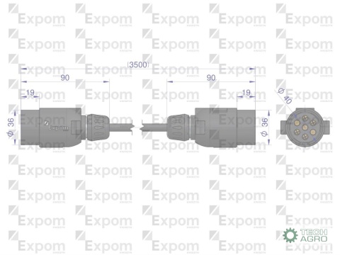 Złącze elektryczne 3.5x5 typu wtyczkawtyczka EXPOM KWIDZYN eu Złącze elektryczne 3.5x5 typu wtyczkawtyczka EXPOM KWIDZYN eu