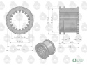 Tuleja sprzęgająca reduktora MF3 ORYGINAŁ URSUS