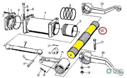 Wał podnośnika C-330 ORYGINAŁ URSUS
