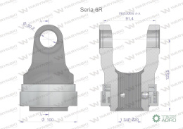 Widłak z pierścieniem 1 3/4 Z20 - 30.2X91.4 Seria 6R CE2020 Waryński