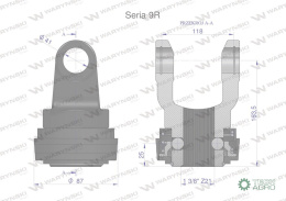 Widłak z pierścieniem 1 3/8 Z21 - 41X118 Seria 9R CE2020 Waryński