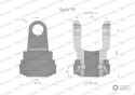 Widłak z pierścieniem 1 3/8 Z6 - 22X54 Seria 1R CE2020 Waryński W21910505B W21910507B WR217101