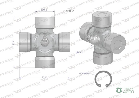 KRZYŻAK 23.8X61.3 WARYŃSKI KRZYŻAK 23.8X61.3 WARYŃSKI