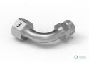 Kolanko hydrauliczne metryczne łukowe AB M12x1.5 06L (XEVW) Waryński ( sprzedawane po 2 )
