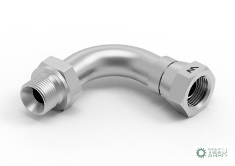 Kolanko hydrauliczne metryczne łukowe AB M20x1.5 (60 stopni) (XEVW) Waryński ( sprzedawane po 10 )