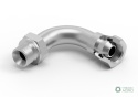 Kolanko hydrauliczne metryczne łukowe AB M20x1.5 (60 stopni) (XEVW) Waryński ( sprzedawane po 10 )