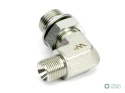 Kolanko hydrauliczne nastawne calowe BB 1/4" x 3/8" BSP z regulacją Waryński