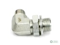Kolanko hydrauliczne nastawne calowe BB 1/4" x 3/8" BSP z regulacją Waryński