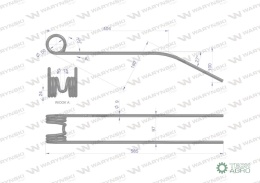 Palec zgrabiarka zastosowanie Deutz Fahr WARYŃSKI W-16606394