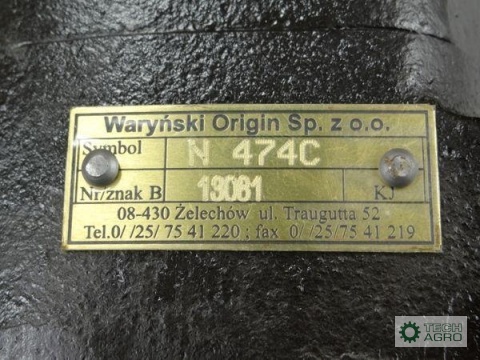 Pompa zębata N-474C P2CP2213C4B26C Spychacz JCB 430 Waryński Pompa zębata N-474C P2CP2213C4B26C Spychacz JCB 430 Waryński